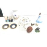 Selection of miscellaneous includes Royal Doulton Aqua Marine, coal port, aynsley etc