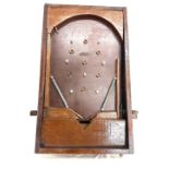 Vintage wooden pin ball machine, approximate measurements: Height 24 inches, Width 15 inches,