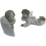 2 lladro figures