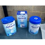 2 Boxes of aptamil from bith milk and aptamil tabs, sealed, expires 2024