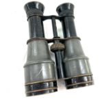 Pair of vintage naval military binoculars