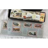 Selection vintage cigarette cards