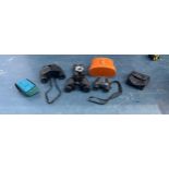 4 Pairs of binoculars includes miranda 8x32, regent 8x10, folding small binoculars etc