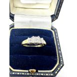 18ct gold diamond ring (3.6g)