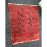 Vintage lounge rug, measures approximately 54 inches long 44 inches wide