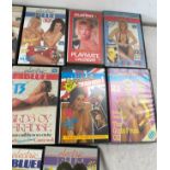 Selection of vintage and later adult videos