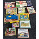 Selection of vintage games to include rotadraw, puzzles etc