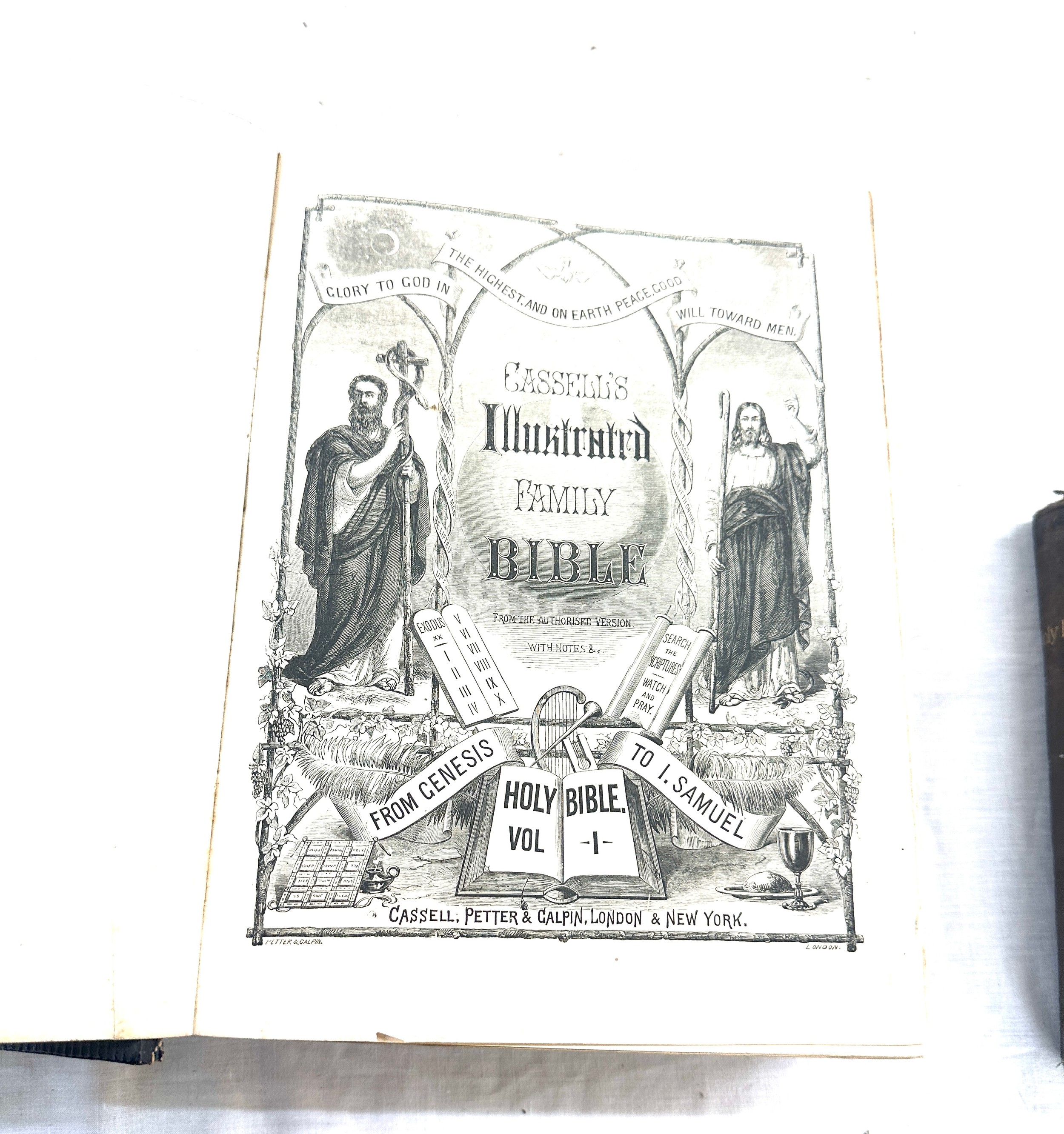 Large antique bible, 1915 small bible - Bild 2 aus 5