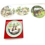 Selection of collectors plates to include Spode etc