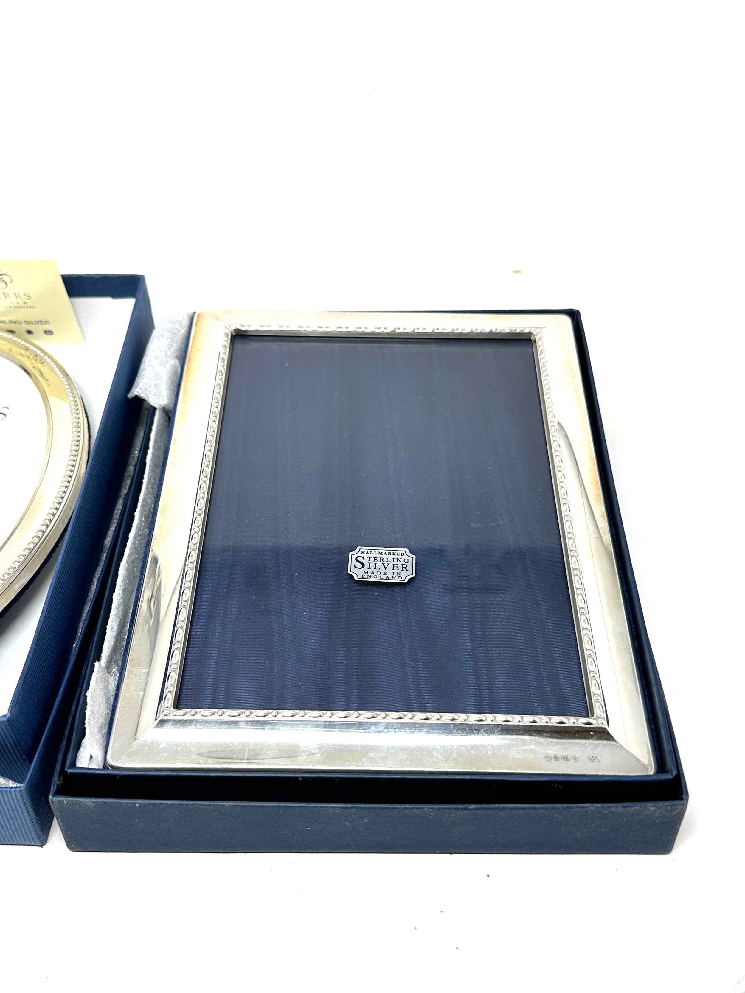 2 boxed silver picture frames largest measures approx 18cm by 13cm - Image 4 of 4