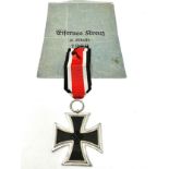 ww2 german iron cross 2nd class & paper packet ring stamp No 3