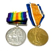 ww1 officers medal pair 2nd Lt N.Johnson R.A.F