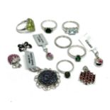 X 12 .925 Gemstone Jewellery Inc Tggc (30g)