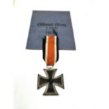 ww2 german iron cross 2nd class & paper packet no ring stamp