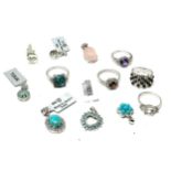 X 12 .925 Gemstone Jewellery Inc Tggc (47g)