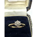 9ct gold diamond ring 1.4g