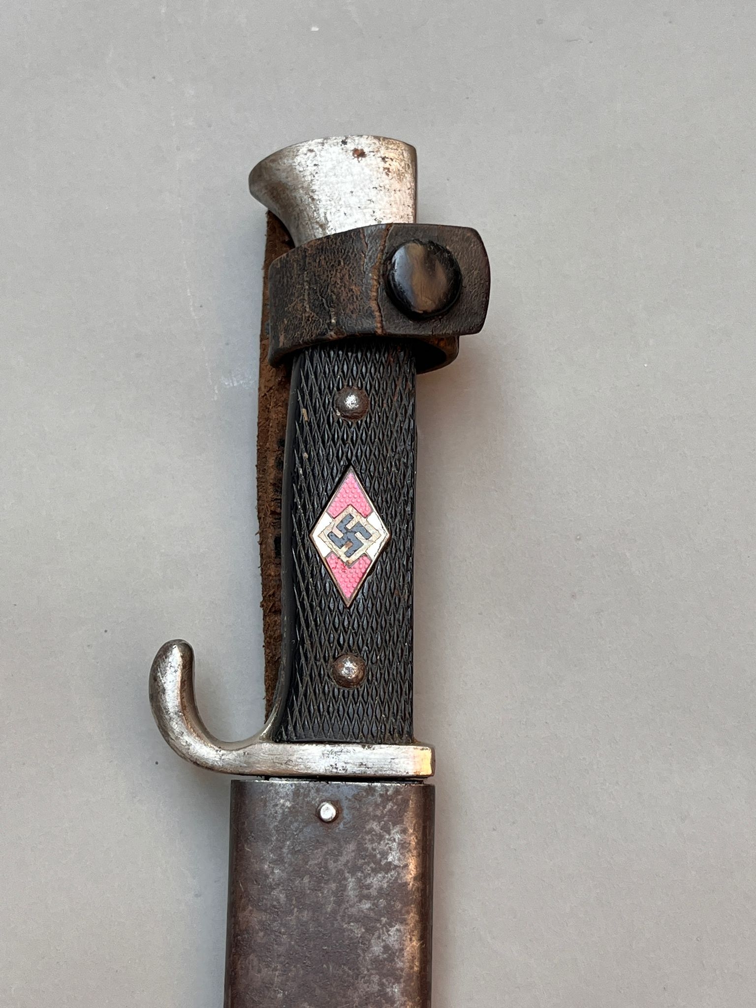 German ww2 Hitler youth dagger the blade inscription blut und ehre makers mark Eickhorn Solingen - Image 3 of 4