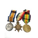 ww1 trio medals to 03645 pte j.a.ruck a.o.c