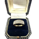 9ct gold diamond ring 3.5g