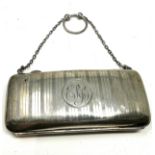 Antique silver purse fitted interior