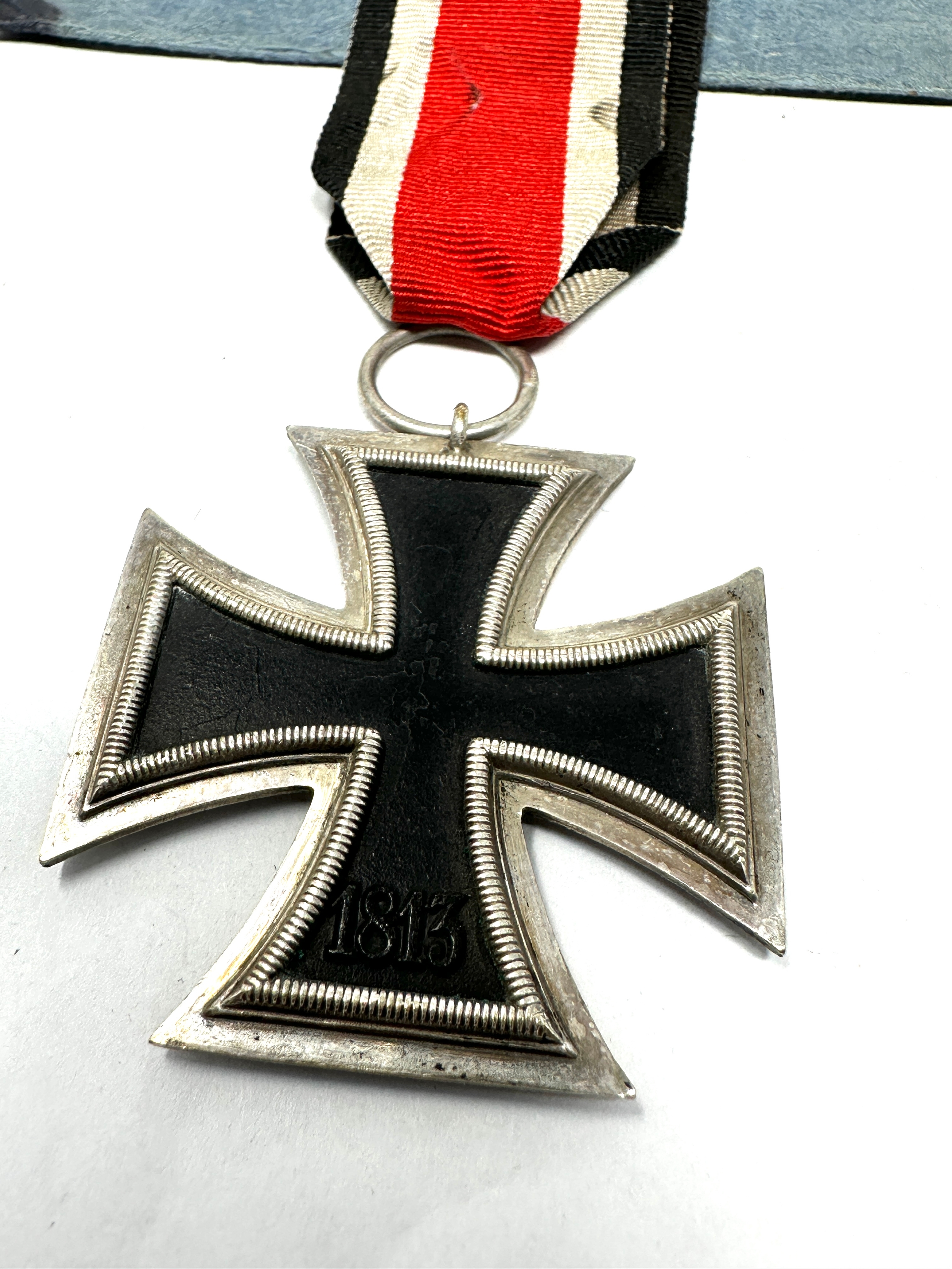 ww2 german iron cross 2nd class & paper packet ring stamp No 4 - Image 3 of 3