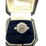 9ct gold diamond ring 3.8g 0.20ct diamonds