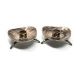 cohr denmark silver candle holders
