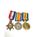 ww1 trio medals to l.4607 s.c.w burgess o.s.2.r.n