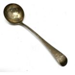 Georgian silver sauce ladle