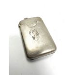 Antique silver vesta case