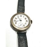 Trench style silver wristwatch lowes chester the watch is ticking