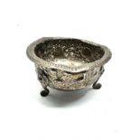 Antique irish silver sugar bowl in need of restoration