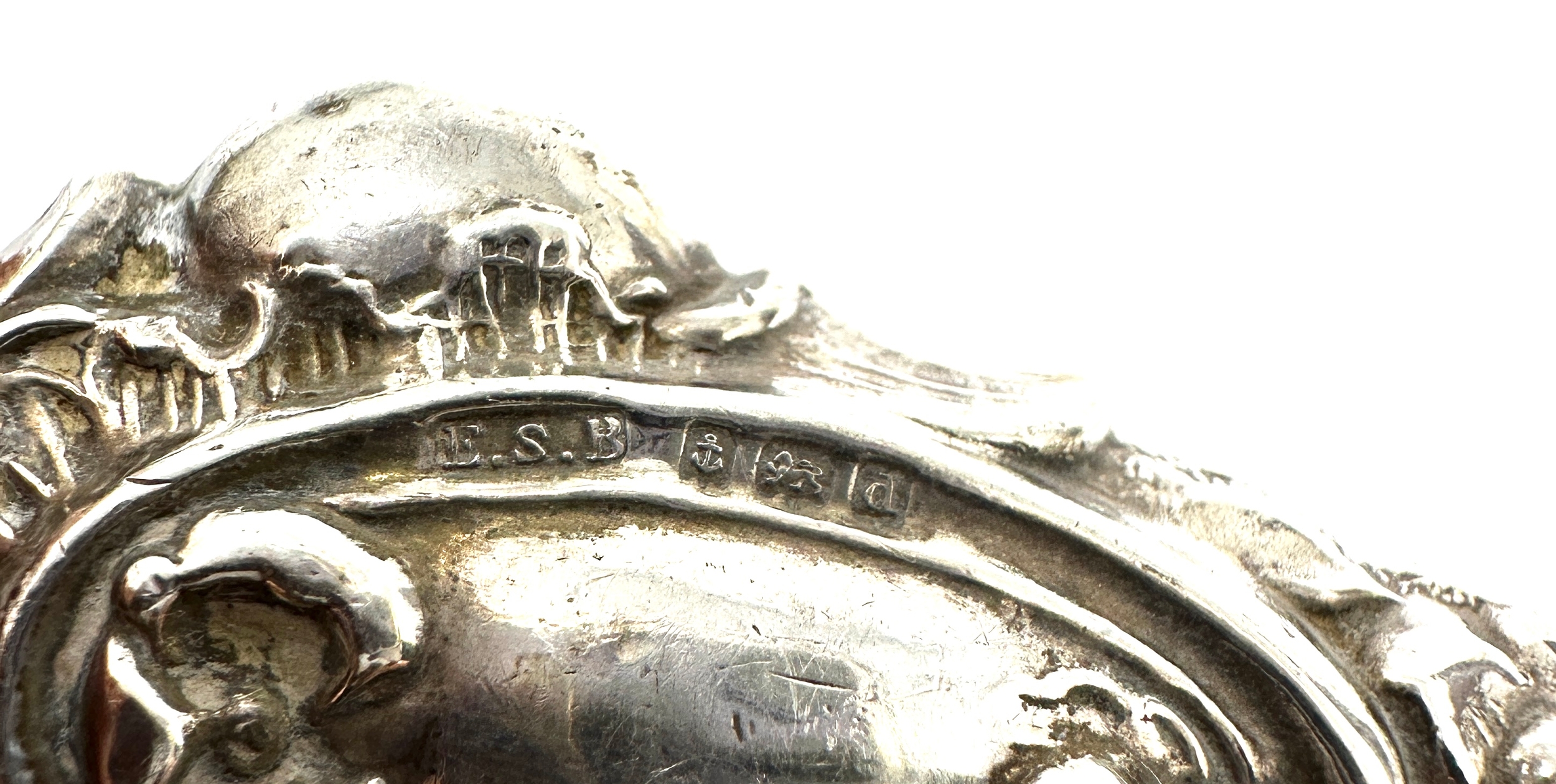 Antique silver hallmarked handle nut crackers - Image 3 of 3
