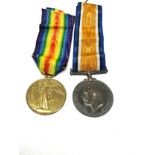ww1 medal pair to 202291 pte j.young royal scots fusiliers