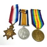 ww1 1914 mons star trio medals to s-6656 pte j stonestreet middlesex reg