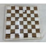 Marble chess board, 14 inches square