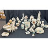 Large Selection of crested china mostly Goss pottery, all in good overall condition