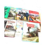 Selection of vintage railway books includes classic steam, tickets please, ocean liners, wester