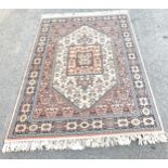 100% pure wool lounge rug, approximate measurements 55 x 78 inches