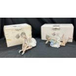 NAO by Lladro Figurine 00151 Ballet Zapatillasin original box, 001178 Bailarina Con Pelota