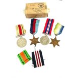 WW2 medal group Atlantic star etc