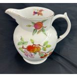 Royal Worcester Evesham large jug, approximate measurements: Height 11 inches