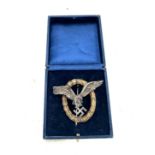 Luftwaffe observer badge and case