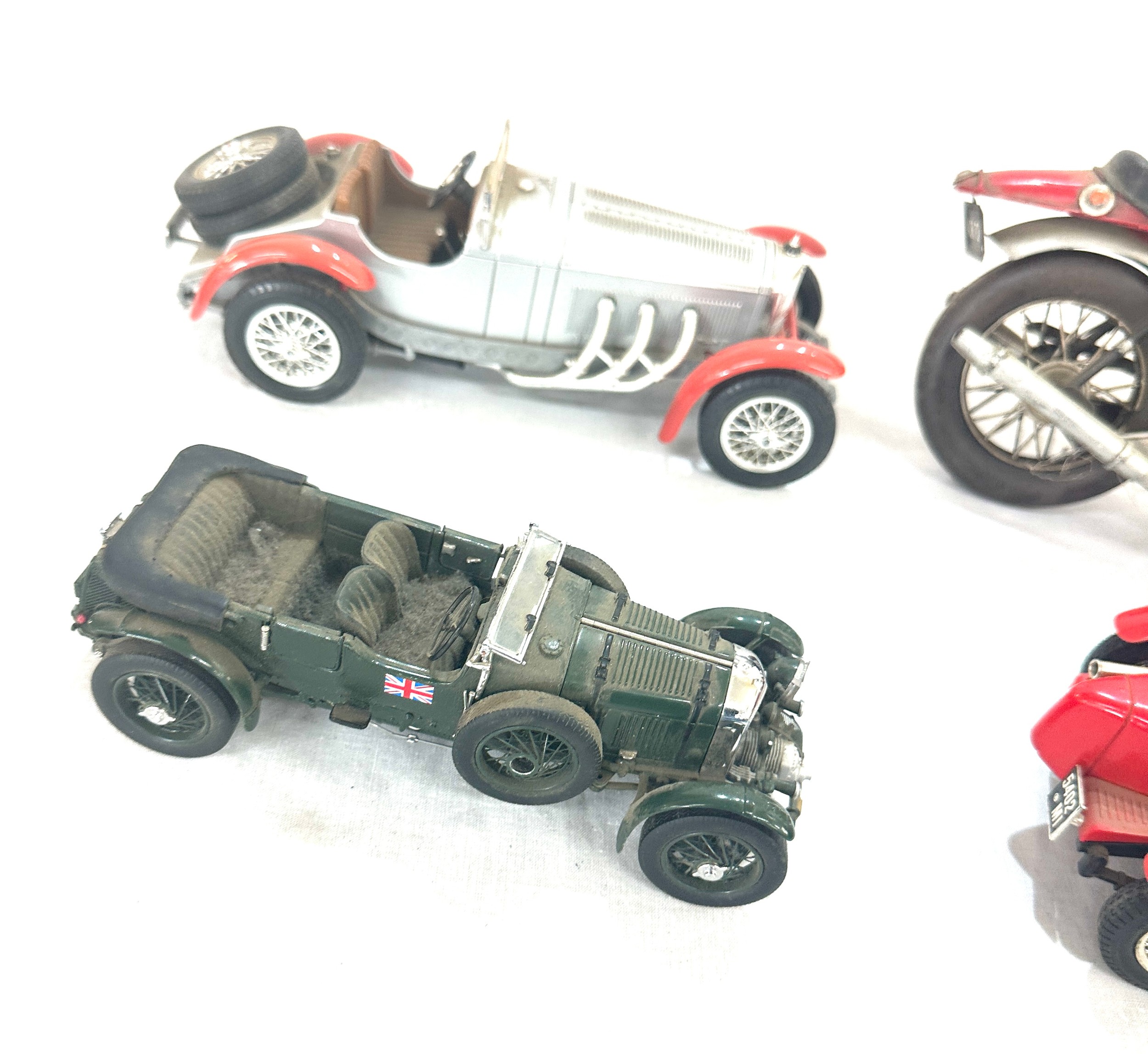 Selection of Bburago cars includes malfa romeo, mercedes benz, bugatti, Franklin Mint Bentley and - Bild 6 aus 9