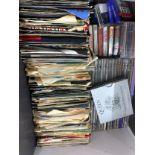 Selection of 45s, Cds, Cassettes etc includes queen, Mouldy old dough, brother beyond etc