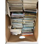 Large selection vintage and later postcards to include photo cards etc
