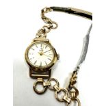 Ladies rolex tudor vintage wristwatch gold tone the watch ticks but stops