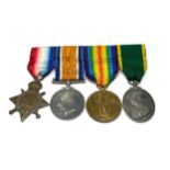 ww1 trio medal & territorial medal to 1003 sjt w.m star named robertson seaforth highlanders pair