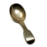 Georgian silver tea caddy spoon