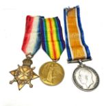 ww1 trio medals to 2147 pte e jordan D.L.I